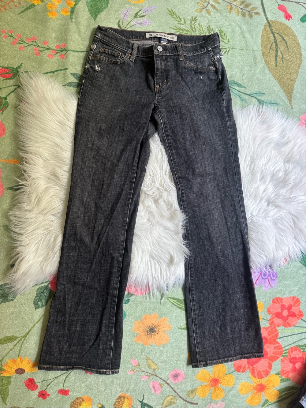 GAP Black Straight-Leg Women's Jeans